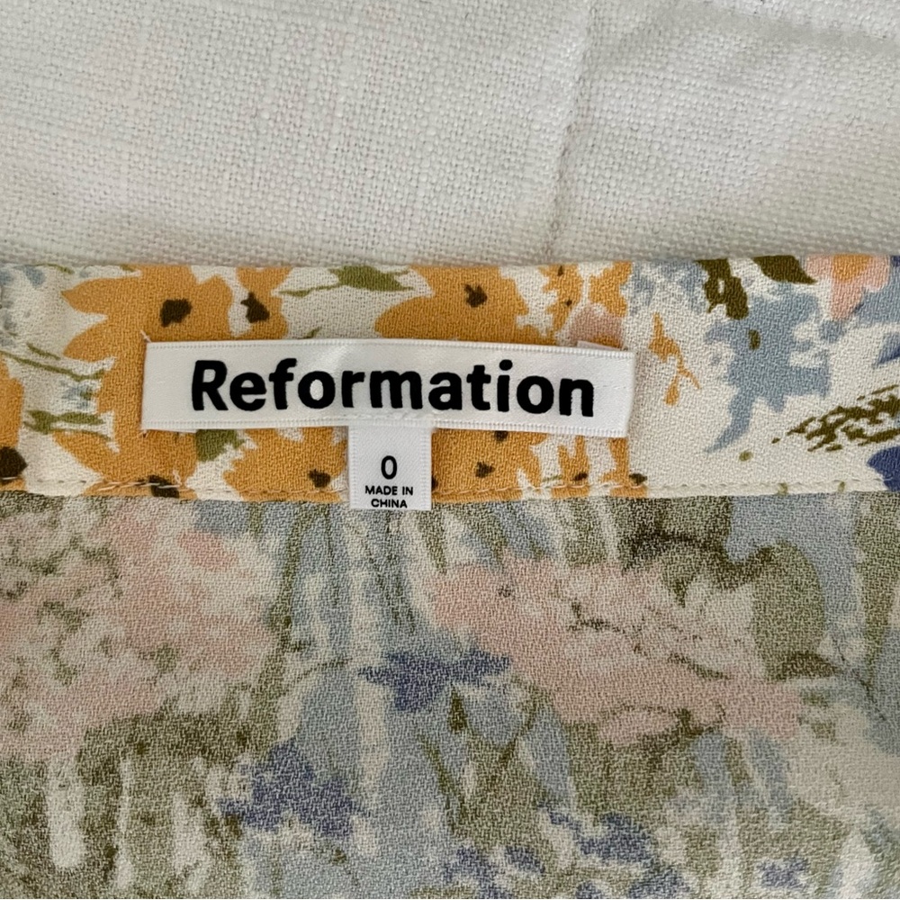 Reformation Floral Midi Skirt - Multicolor - Picture 2 of 5